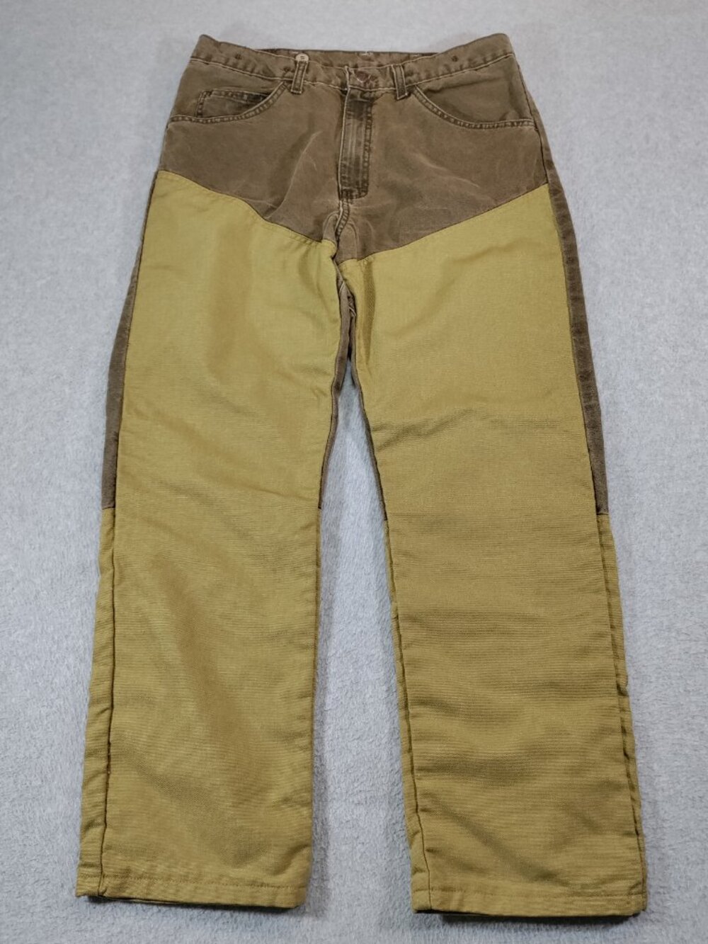 Wrangler Pro Gear Upland Brush Pants Mens 34x30 (32x29) Brown Hunting